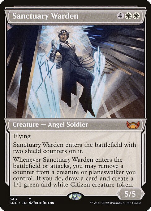[Foil] SNC 343 Sanctuary Warden (Showcase) M