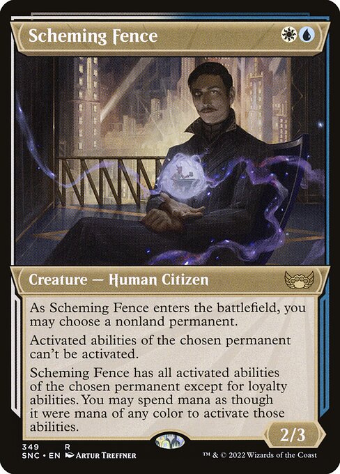 [Foil] SNC 349 Scheming Fence (Showcase) R