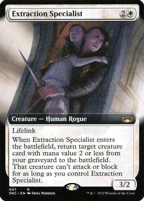 [Foil] SNC 407 Extraction Specialist (Extended Art) R