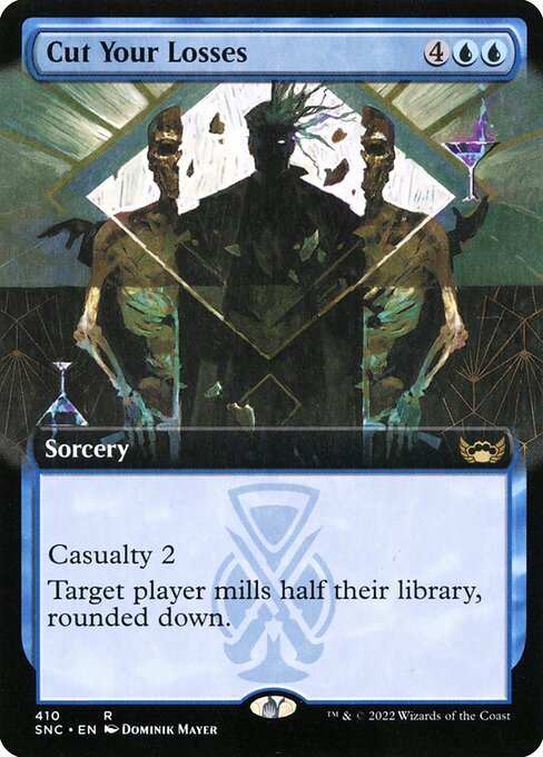 [Foil] SNC 410 Cut Your Losses (Extended Art) R