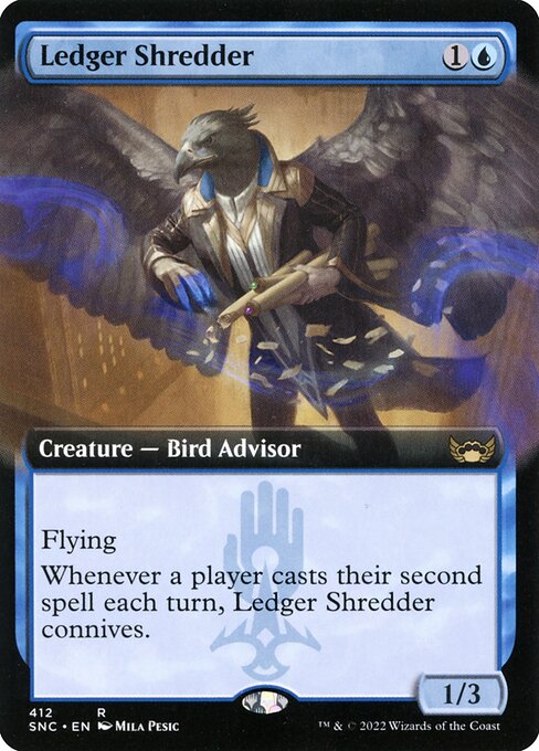 [Foil] SNC 412 Ledger Shredder (Extended Art) R