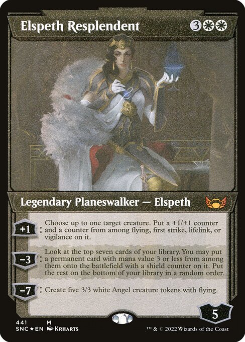 [Foil Etched] SNC 441 Elspeth Resplendent (Showcase - Foil Etched) M