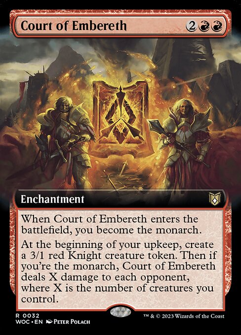 [Foil] WOC 032 Court of Embereth (Extended Art) R