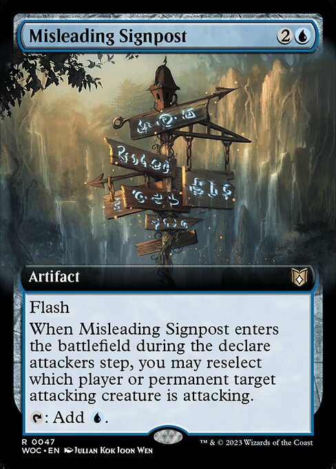 WOC 047 Misleading Signpost (Extended Art) R