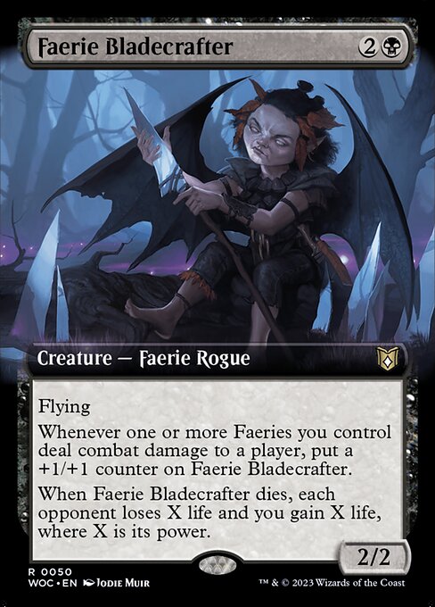 WOC 050 Faerie Bladecrafter (Extended Art) R