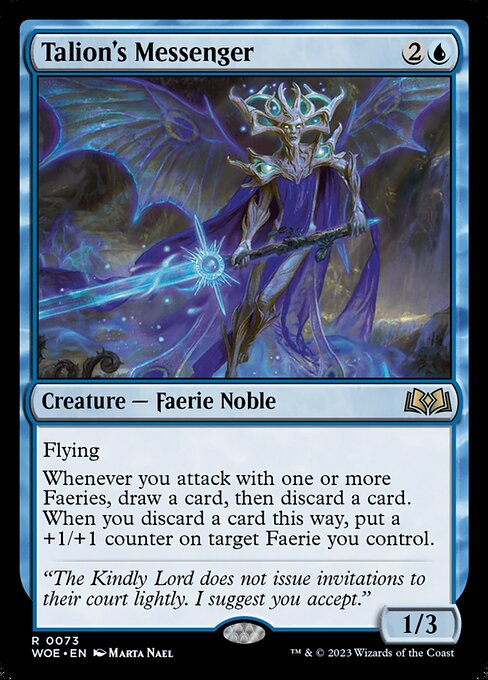 [Foil] WOE 073 Talion's Messenger R