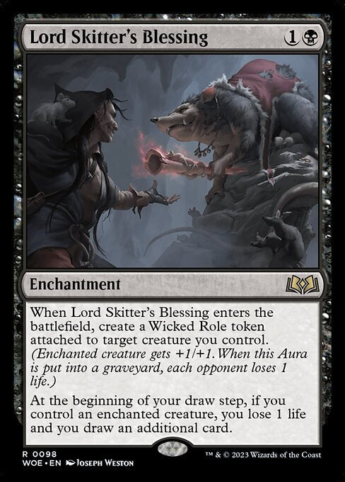 [Foil] WOE 098 Lord Skitter's Blessing R