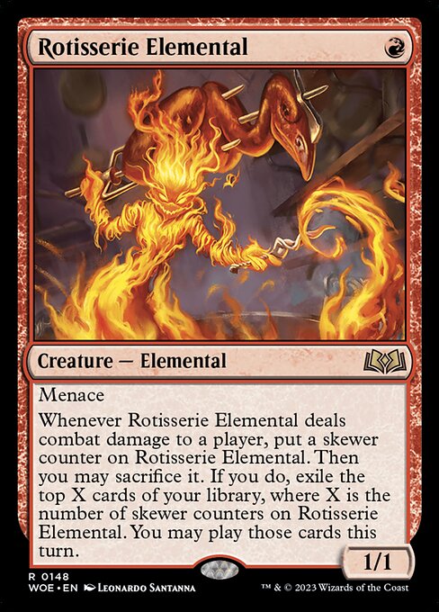 [Foil] WOE 148 Rotisserie Elemental R