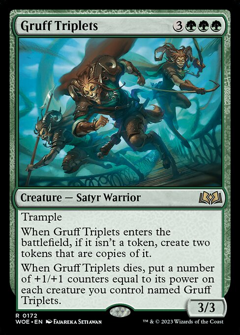 [Foil] WOE 172 Gruff Triplets R