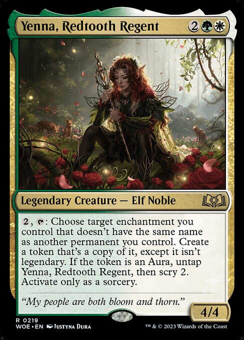 [Foil] WOE 219 Yenna, Redtooth Regent R