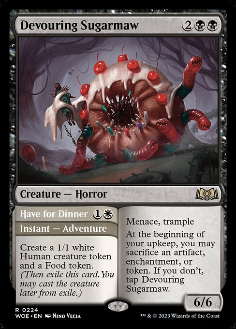 [Foil] WOE 224 Devouring Sugarmaw R