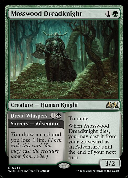 WOE 231 Mosswood Dreadknight R