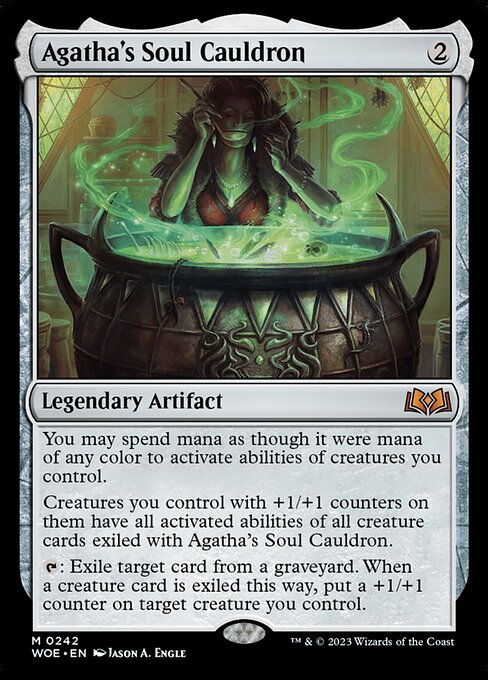 [Foil] WOE 242 Agatha's Soul Cauldron M