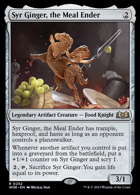 [Foil] WOE 252 Syr Ginger, the Meal Ender R