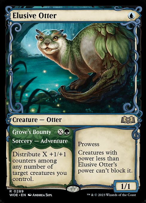 [Foil] WOE 289 Elusive Otter (Showcase) R