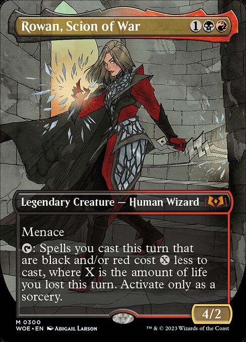 WOE 300 Rowan, Scion of War (Borderless) M