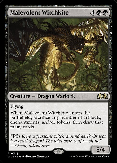 WOE 315 Malevolent Witchkite R