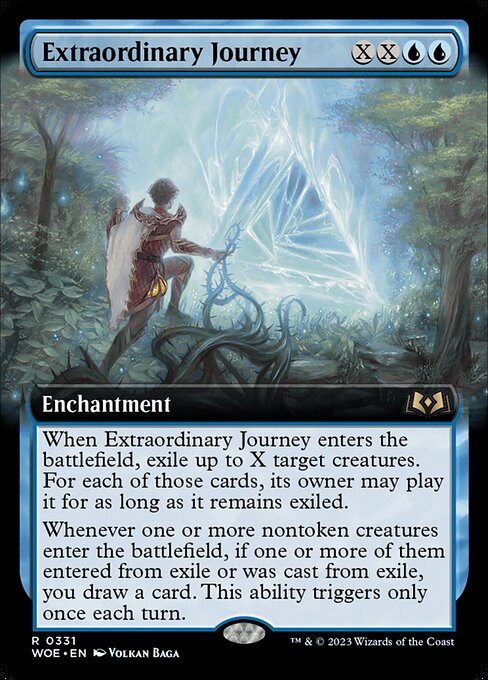 [Foil] WOE 331 Extraordinary Journey (Extended Art) R