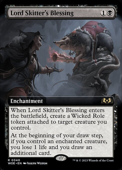 WOE 340 Lord Skitter's Blessing (Extended Art) R