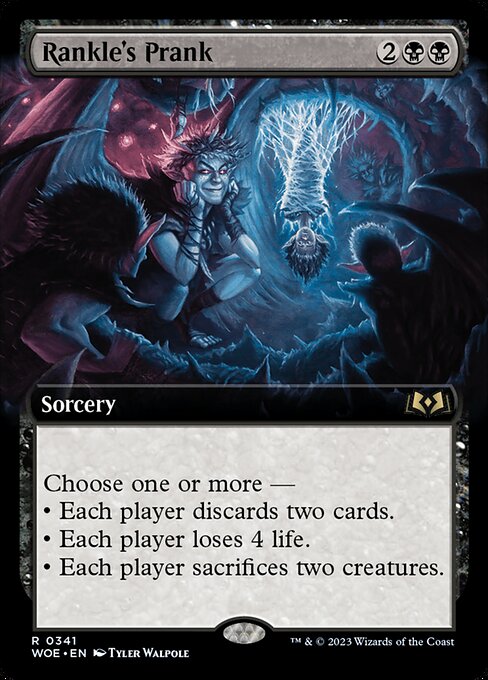 [Foil] WOE 341 Rankle's Prank (Extended Art) R
