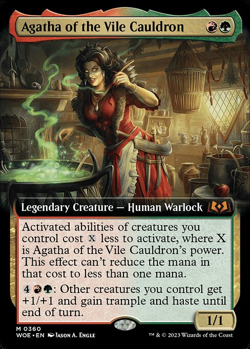WOE 360 Agatha of the Vile Cauldron (Extended Art) M
