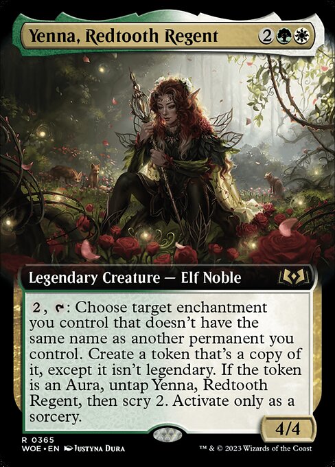 [Foil] WOE 365 Yenna, Redtooth Regent (Extended Art) R