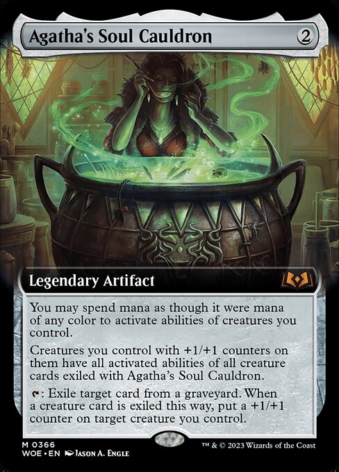 WOE 366 Agatha's Soul Cauldron (Extended Art) M