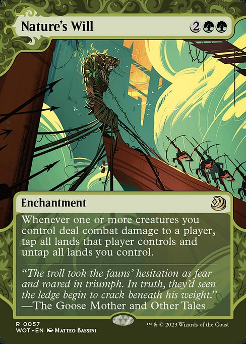 [Foil] WOT 057 Nature's Will (0057) R
