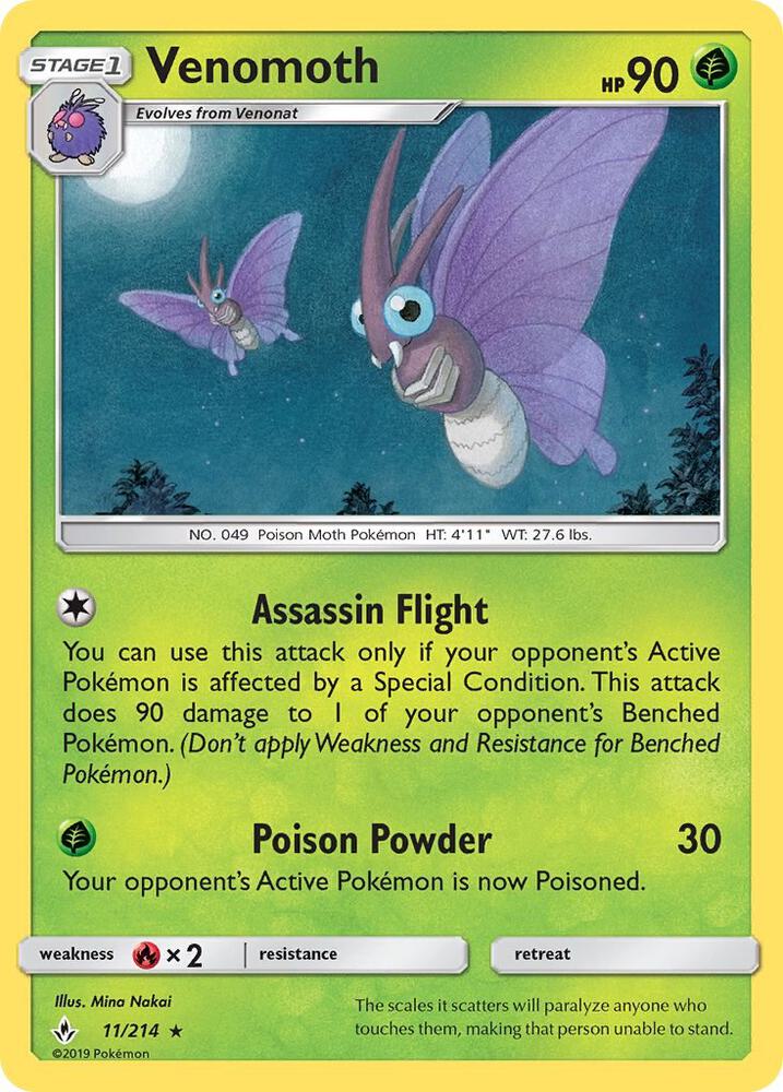 UNB 11/214 Venomoth R