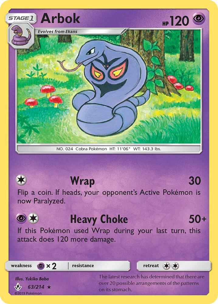 UNB 63/214 Arbok R