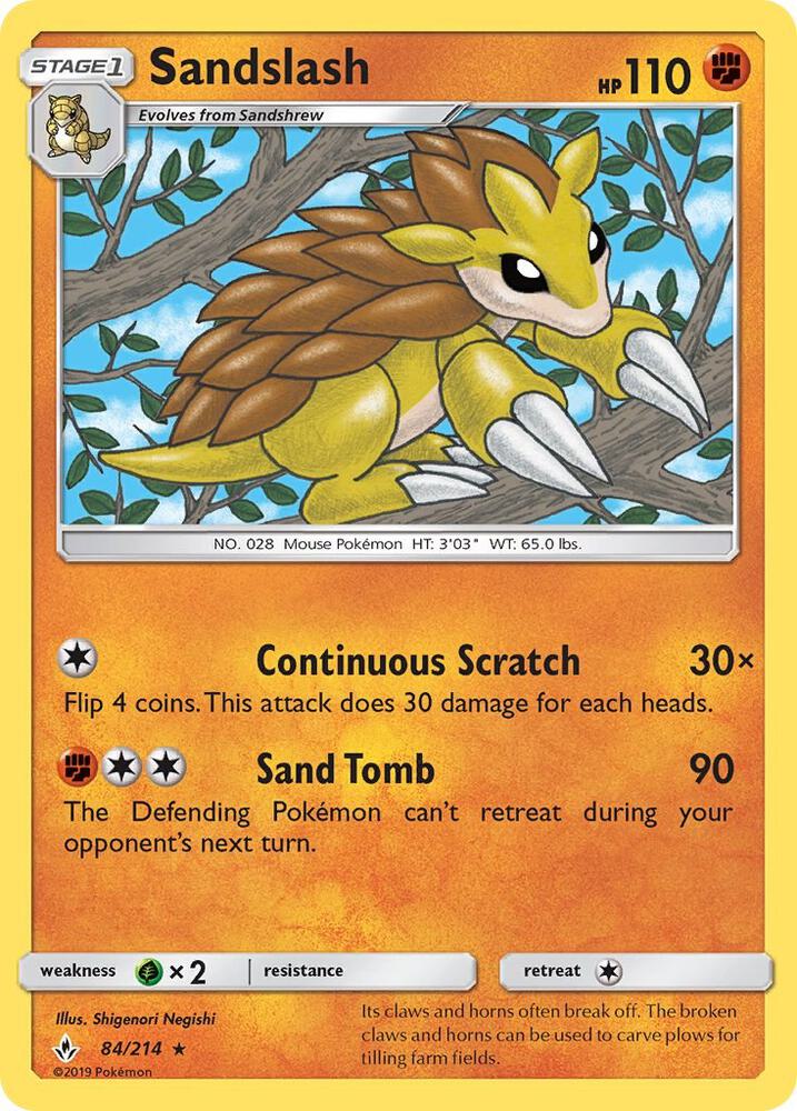 UNB 84/214 Sandslash R