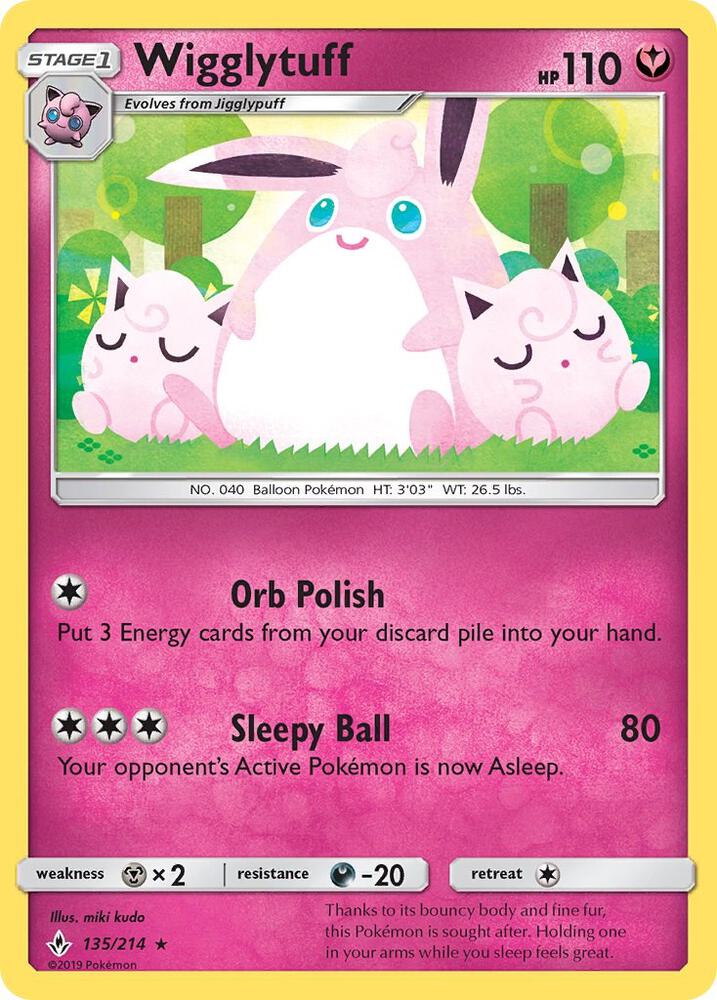 UNB 135/214 Wigglytuff R