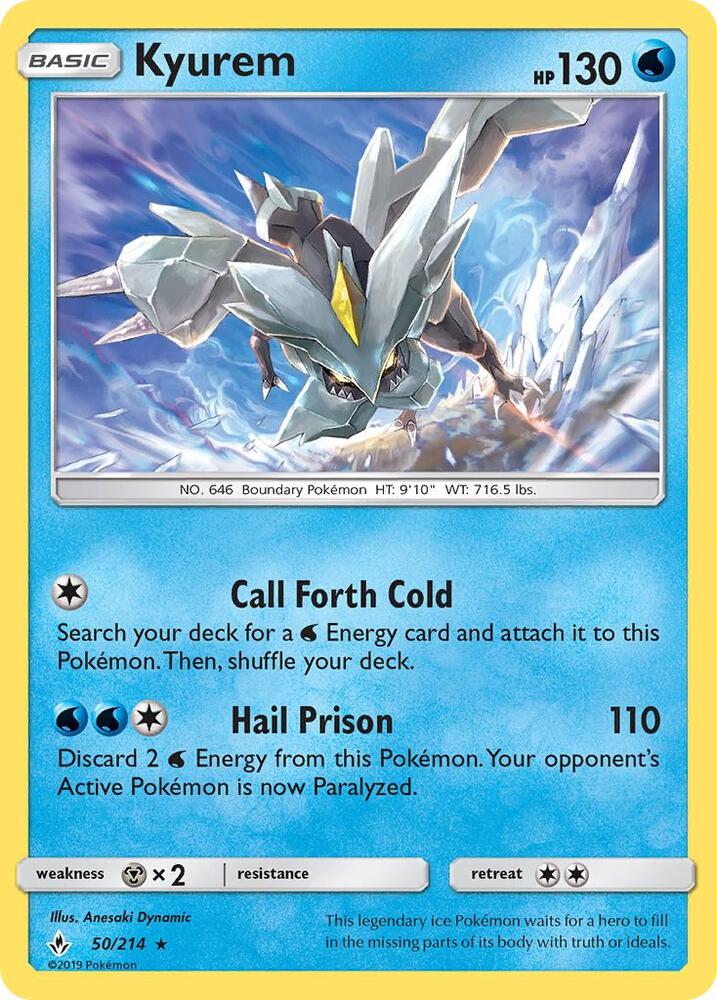 UNB 50/214 Kyurem RH