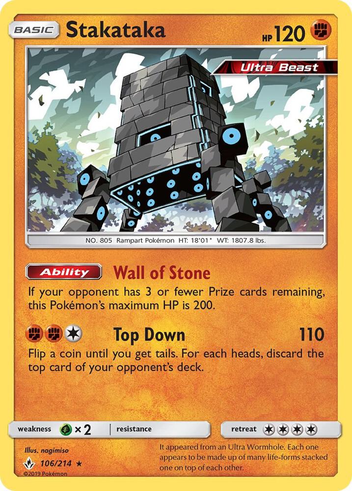 UNB 106/214 Stakataka RH
