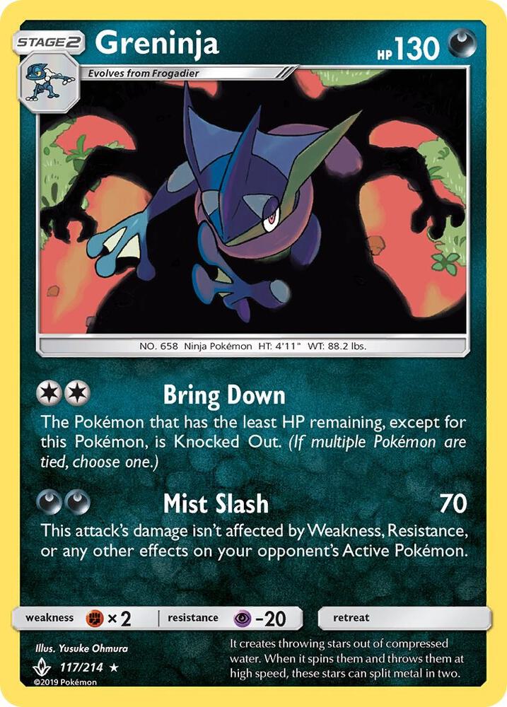 UNB 117/214 Greninja RH
