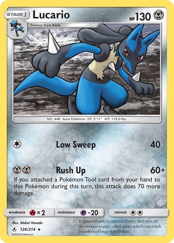 UNB 126/214 Lucario RH