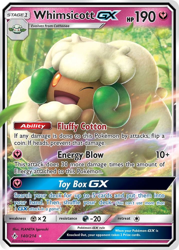 UNB 140/214 Whimsicott GX SR