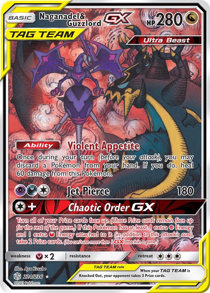 CEC 224/236 Naganadel & Guzzlord GX SR