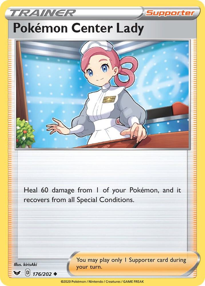 SSH 176/202 Pokemon Center Lady U