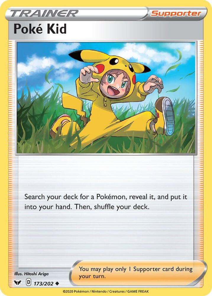 [Reverse Holo] SSH 173/202 Poke Kid U