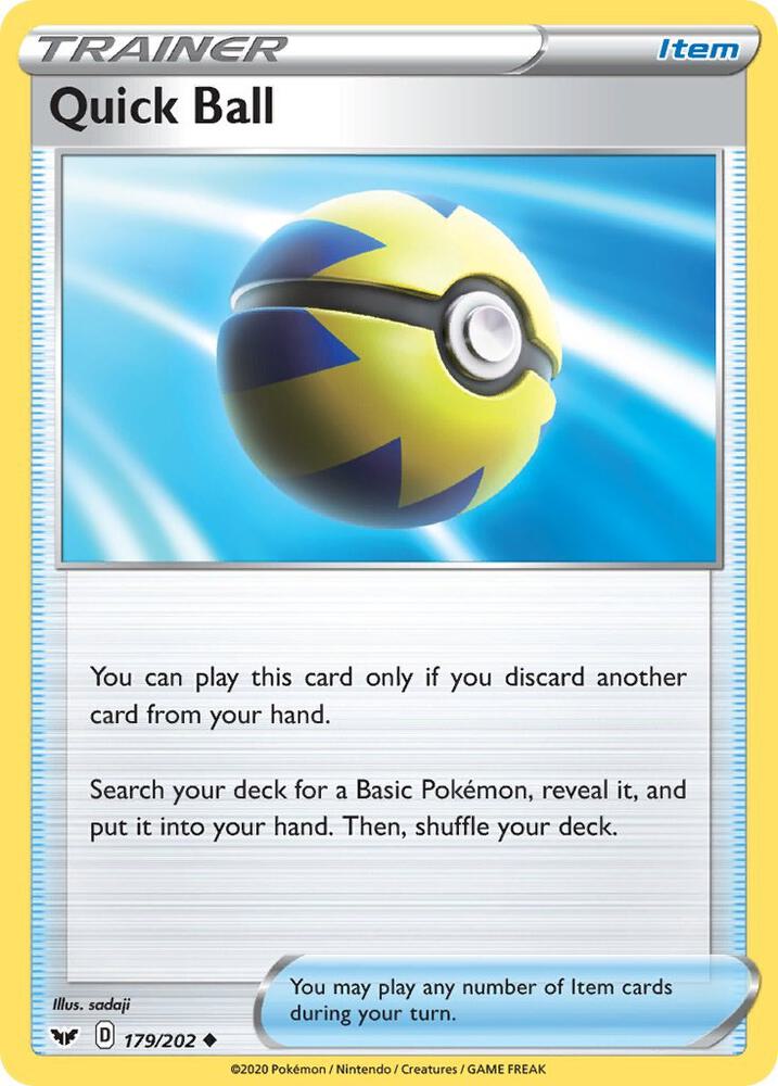 [Reverse Holo] SSH 179/202 Quick Ball U