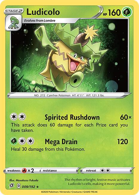 [Reverse Holo] RCL 009/192 Ludicolo R