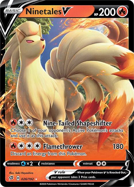 RCL 026/192 Ninetales V SR
