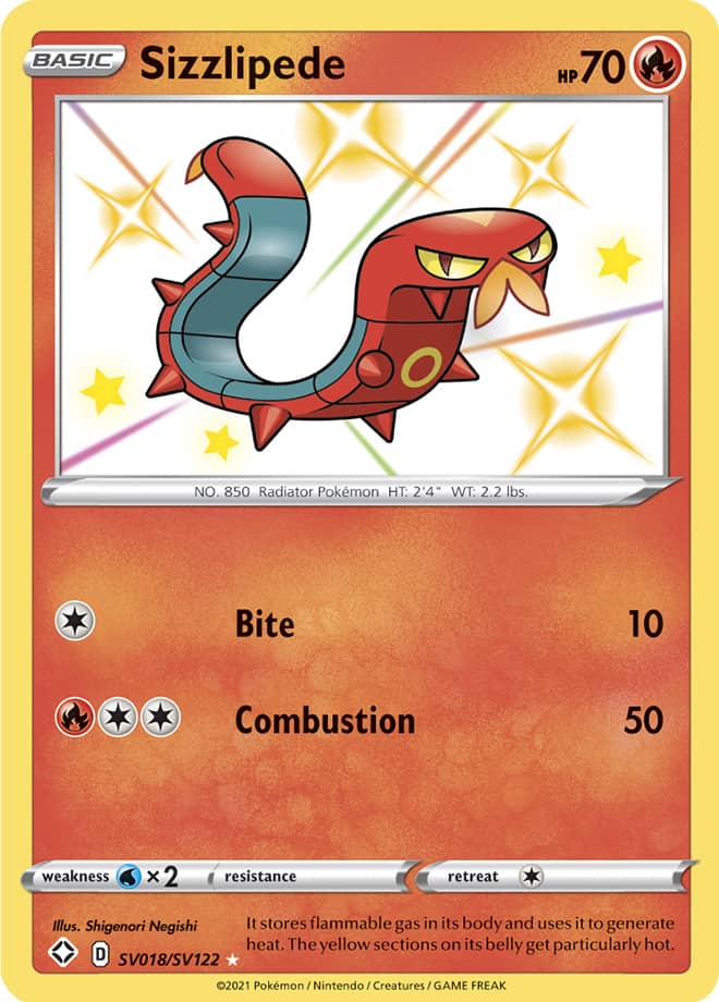 SHFSV SV018/SV122 Sizzlipede