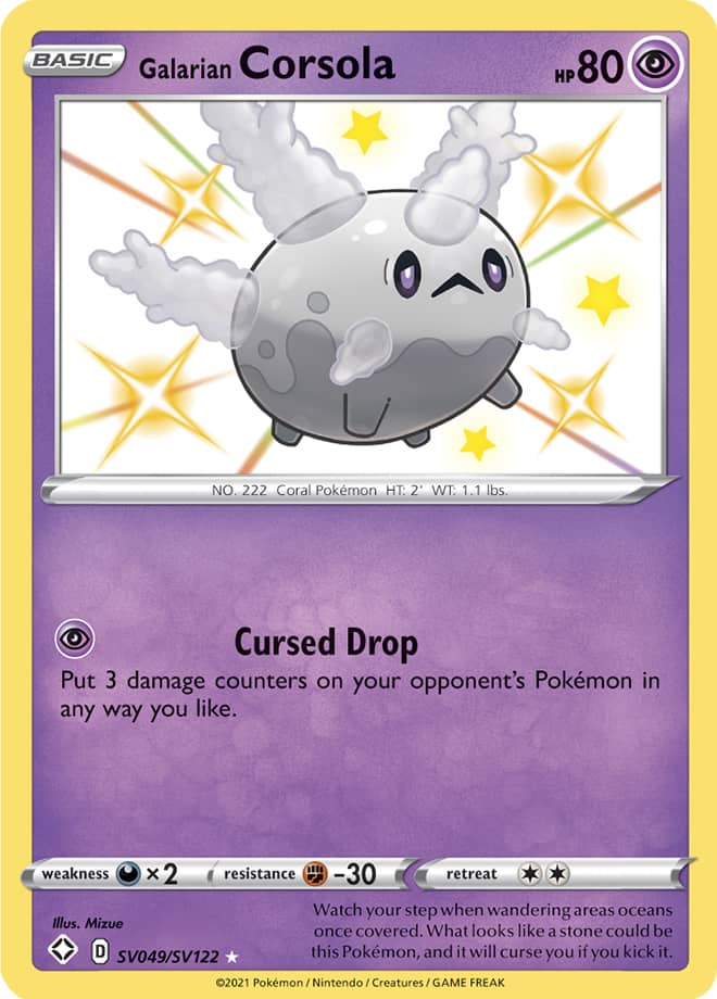 SHFSV SV049/SV122 Galarian Corsola