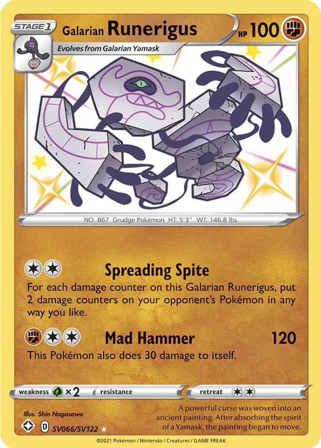 SHFSV SV066/SV122 Galarian Runerigus