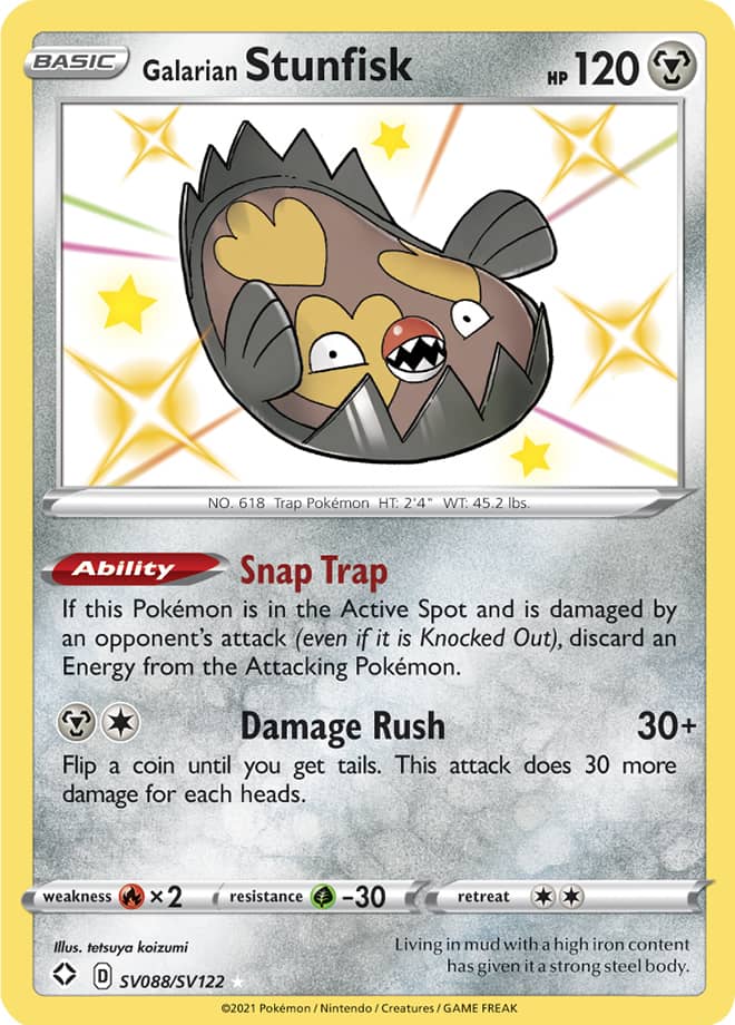 SHFSV SV088/SV122 Galarian Stunfisk