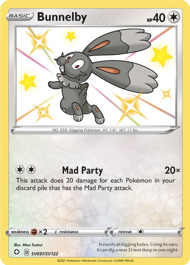 SHFSV SV097/SV122 Bunnelby