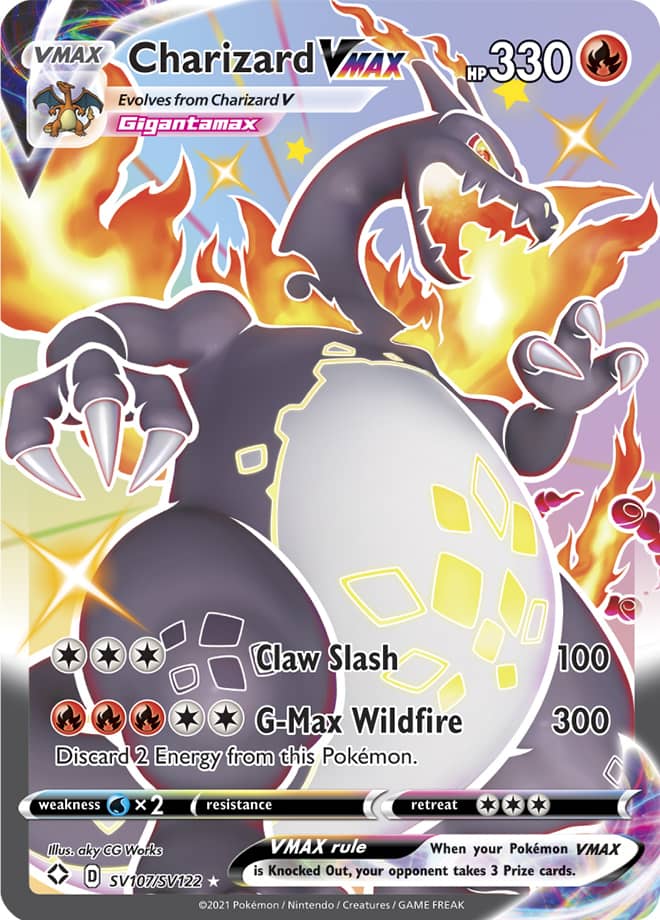 SHFSV SV107/SV122 Charizard VMAX