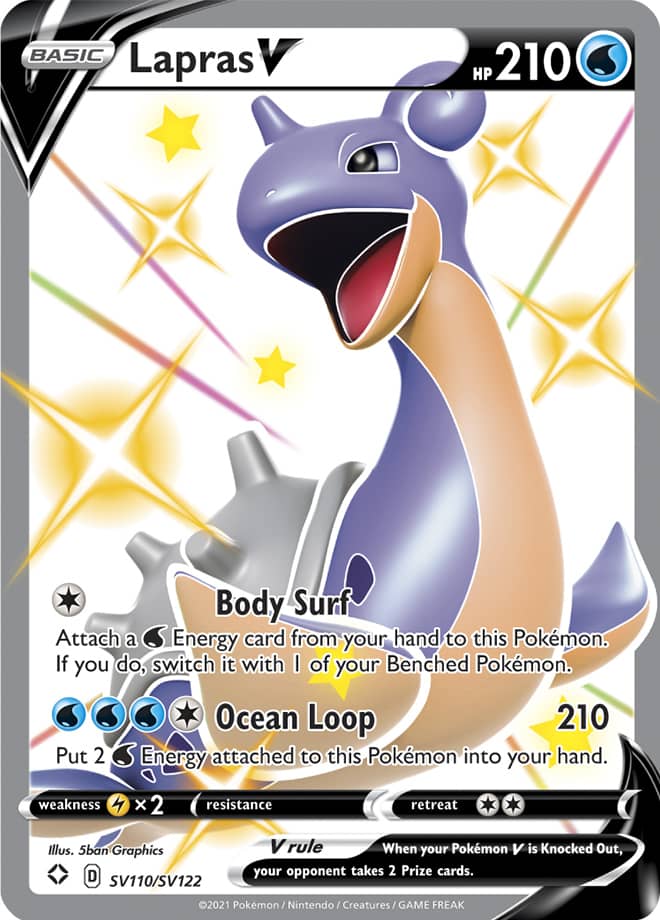 SHFSV SV110/SV122 Lapras V